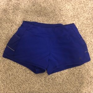 Purple Athleta Ready To Go Shorts